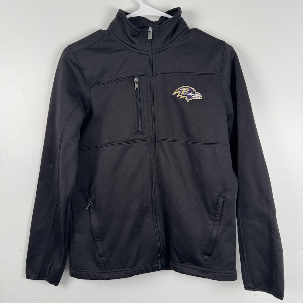Baltimore Ravens Jacket Youth Large NFL Football Team Apparel Zip Polyester